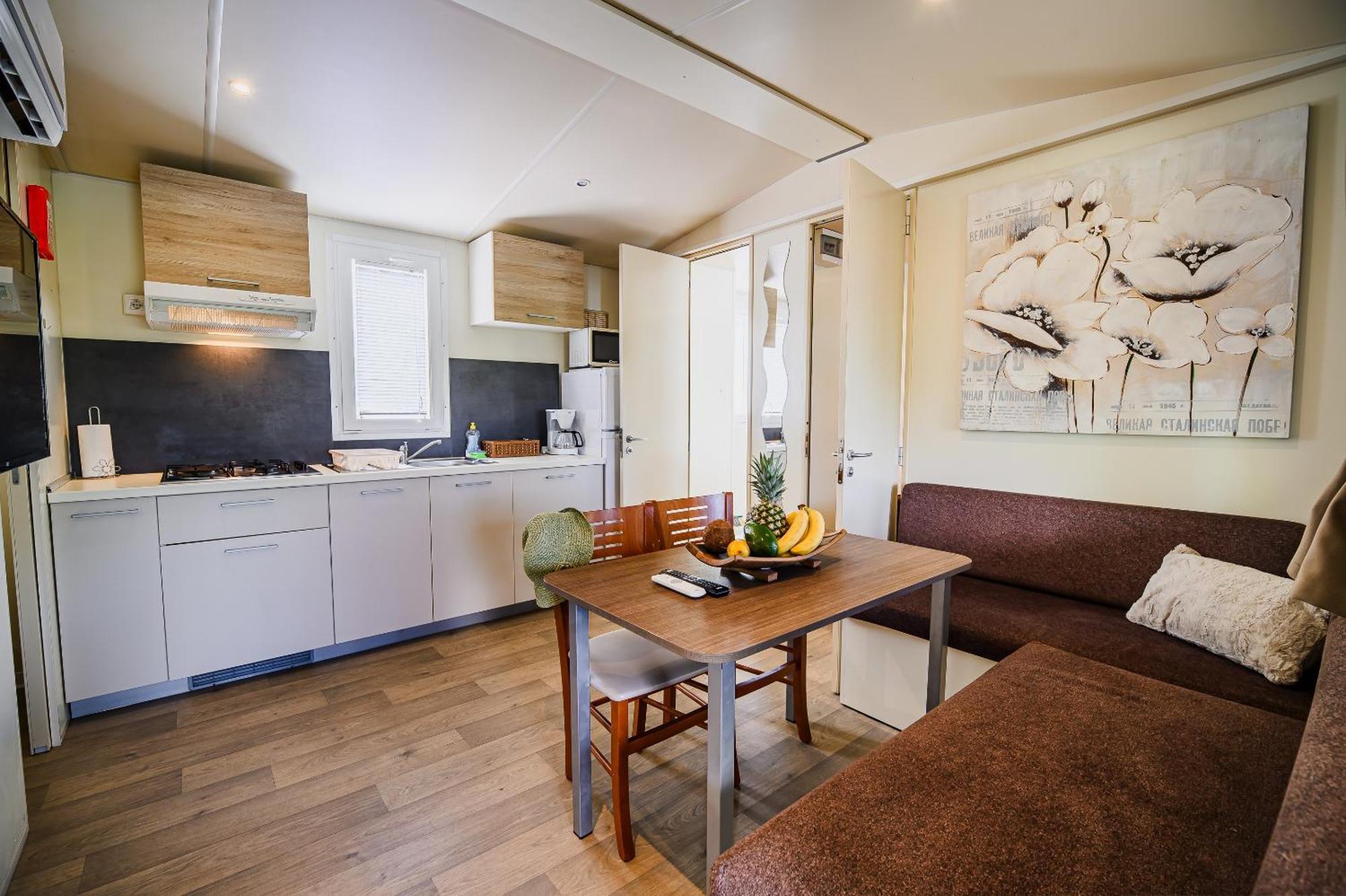 Lake View Mobile Homes With Thermal Riviera Tickets In Terme Catez Catez ob Savi Room photo